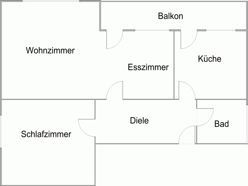 Plattegrond van de vakantiewoning